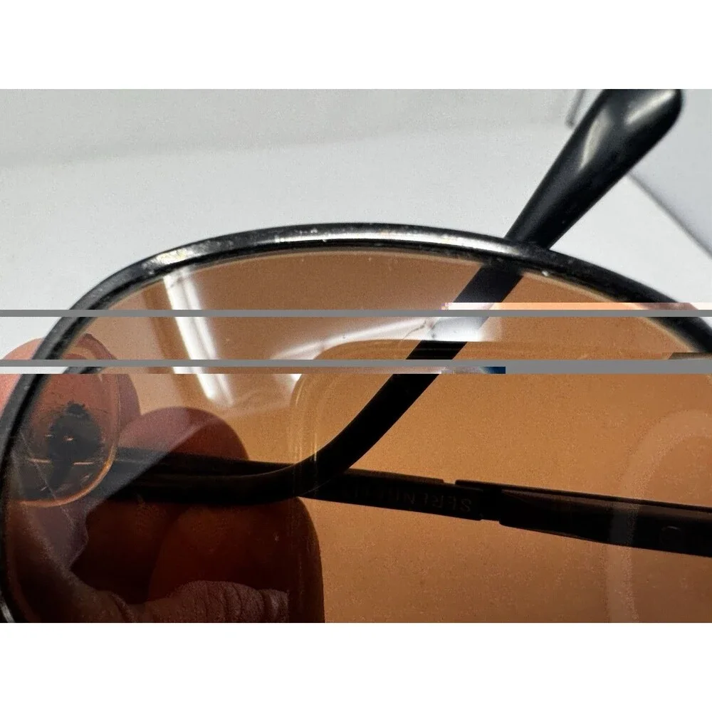 Serengeti 6738 Sunglasses Brown Lenses Black Italy 50-18-135
